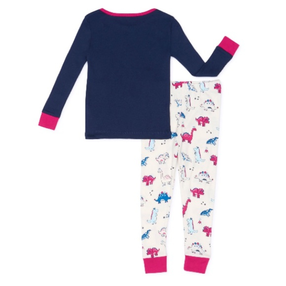 NWT Toddler Girls' Dino Cotton Sleep Set - Picture 2 of 3